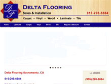 Tablet Screenshot of deltaflooringsac.com